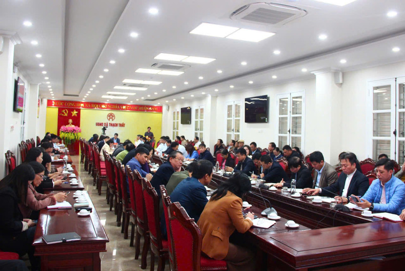 Đảng ủy xã Thạch Thất, Hà Nội đã tổ chức hội nghị triển khai công tác bầu cử đại biểu Quốc hội khóa XVI và bầu cử đại biểu Hội đồng nhân dân các cấp Đảng ủy xã Thạch Thất, Hà Nội đã tổ chức hội nghị triển khai công tác bầu cử đại biểu Quốc hội khóa XVI và bầu cử đại biểu Hội đồng nhân dân các cấp