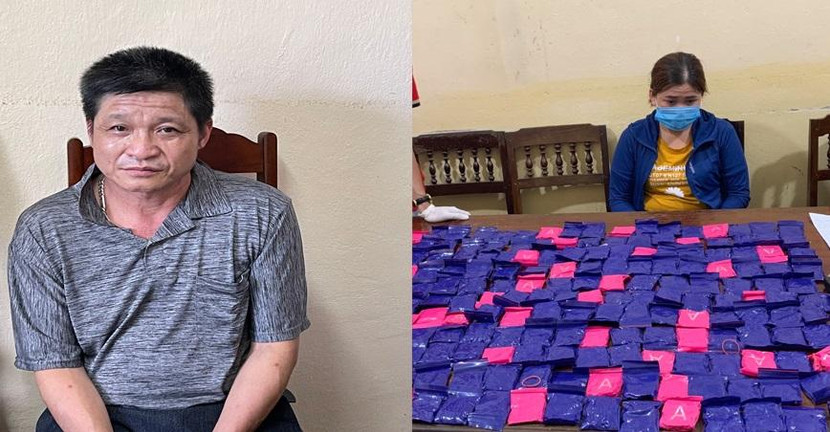 Hai đối tượng bị bắt giữ Hai đối tượng bị bắt giữ