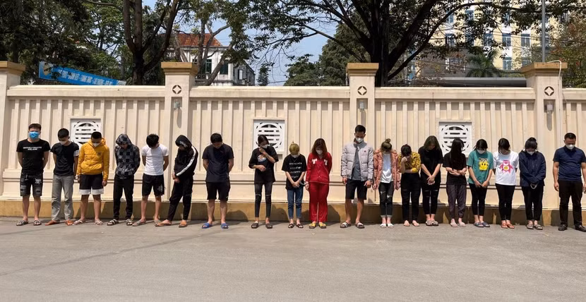 Nhóm đối tượng tụ tập sử dụng ma túy
