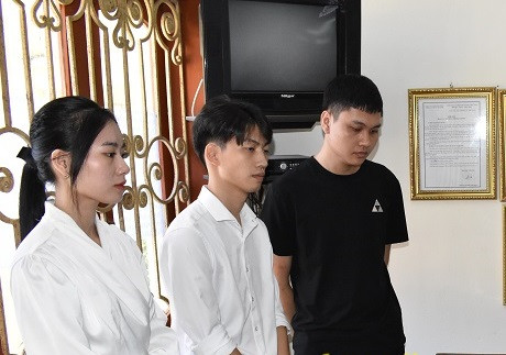 Nhóm đối tượng bị bắt giữ Nhóm đối tượng bị bắt giữ