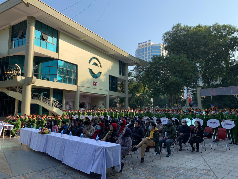 Lễ ra quân cao điểm cấp căn cước công dân gắn chíp