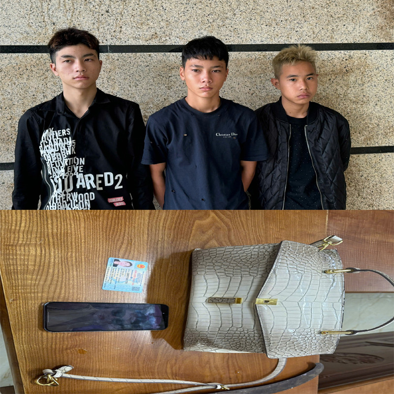 Nhóm đối tượng gây ra hàng loạt vụ cướp, cướp giật tài sản bị bắt giữ