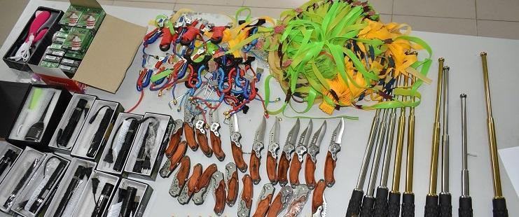 Số vũ khí thô sơ, công cụ hỗ trợ bị thu giữ