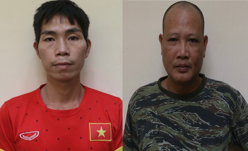 Hai đối tượng bị bắt giữ Hai đối tượng bị bắt giữ