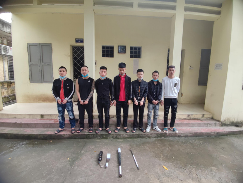 Nhóm đối tượng bị bắt giữ Nhóm đối tượng bị bắt giữ