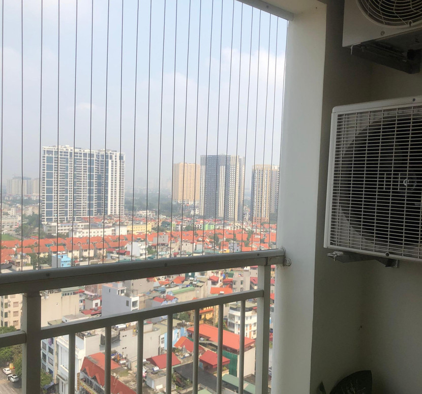Lắp lưới an toàn tại căn hộ chung cư cao tầng đã được nhiều hộ dân ở quận Thanh Xuân lắp đặt Lắp lưới an toàn tại căn hộ chung cư cao tầng đã được nhiều hộ dân ở quận Thanh Xuân lắp đặt