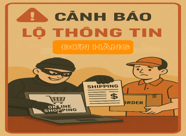 Cảnh báo nguy cơ lộ lọt thông tin cá nhân từ các đơn hàng khi mua sắm trực tuyến. Cảnh báo nguy cơ lộ lọt thông tin cá nhân từ các đơn hàng khi mua sắm trực tuyến.