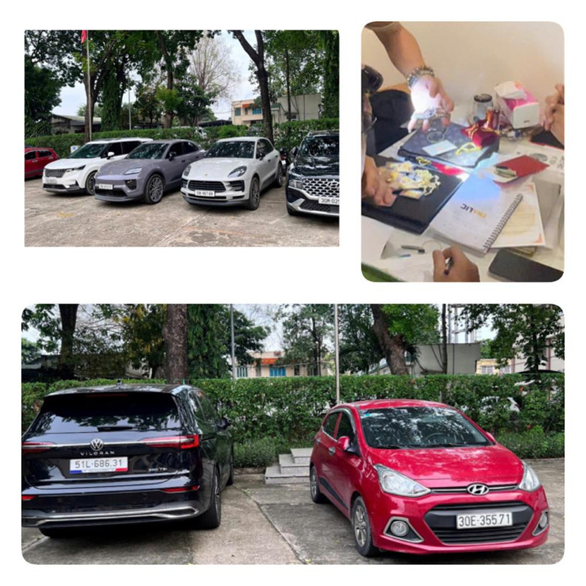 Tang vật vụ án.