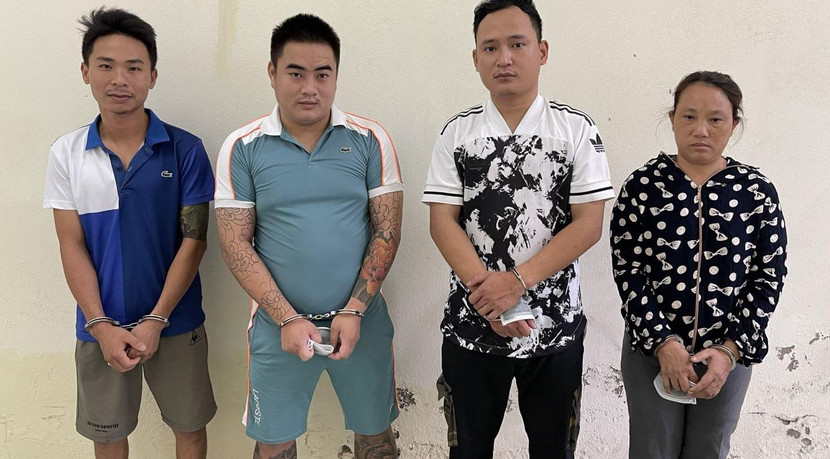 Các đối tượng bị bắt giữ Các đối tượng bị bắt giữ