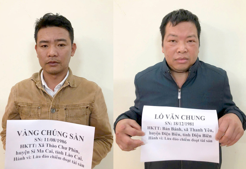 Hai đối tượng lừa đảo chiếm đoạt tài sản bị bắt giữ Hai đối tượng lừa đảo chiếm đoạt tài sản bị bắt giữ