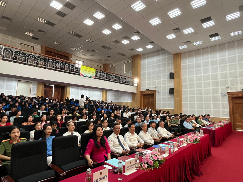 Trường Đại học Hà Nội là đơn vị tổ chức điểm Ngày hội toàn dân bảo vệ an ninh Tổ quốc của TP Hà Nội khối trường học