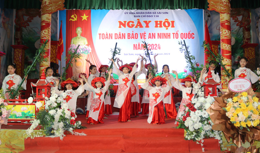 Các tiết mục nghệ thuật đặc sắc của nhân dân xã Sài Sơn