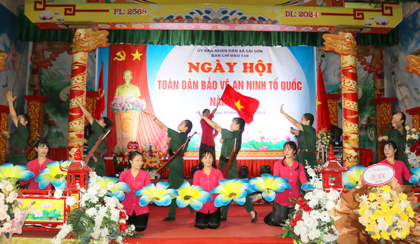 Ngày hội toàn dân bảo vệ an ninh Tổ quốc xã Sài Sơn, huyện Quốc Oai