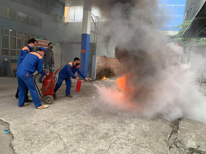 Tình huống giả định xảy cháy tại cây xăng CTM – GGE