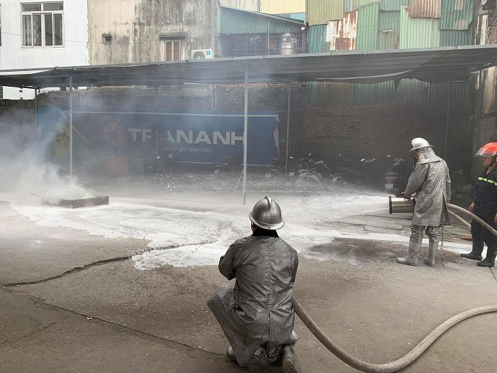 Đám cháy nhanh chóng được dập tắt