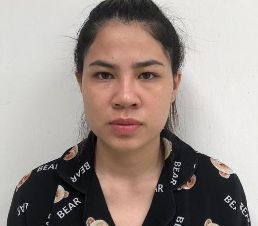 Đối tượng Ngô Thị Mỹ Lệ bị bắt giữ Đối tượng Ngô Thị Mỹ Lệ bị bắt giữ