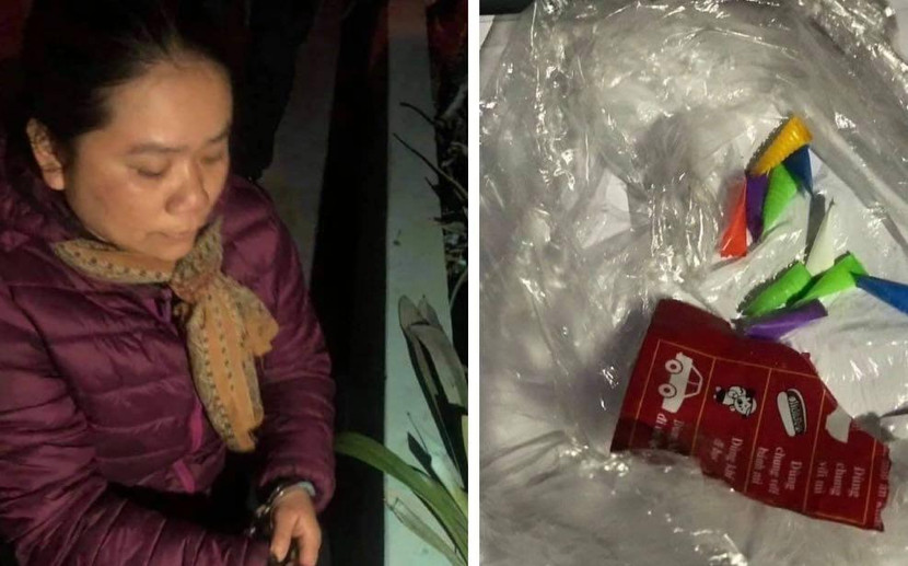 Đối tượng cùng số tang vật bị thu giữ Đối tượng cùng số tang vật bị thu giữ