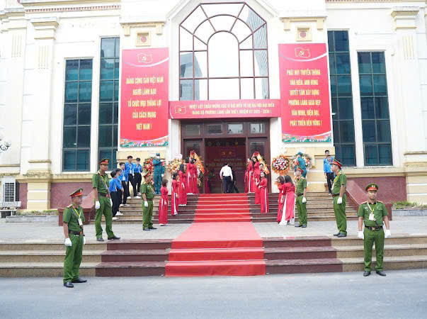 Bảo vệ an toàn Đại hội Đảng bộ phường Láng