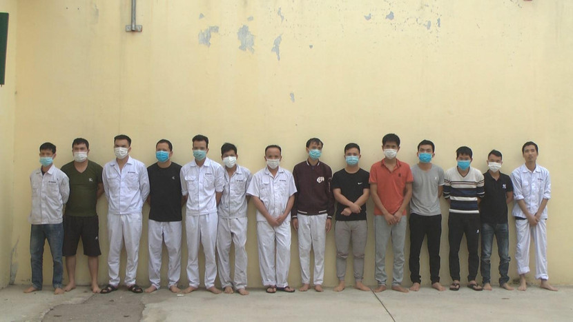 Các đối tượng bị bắt giữ