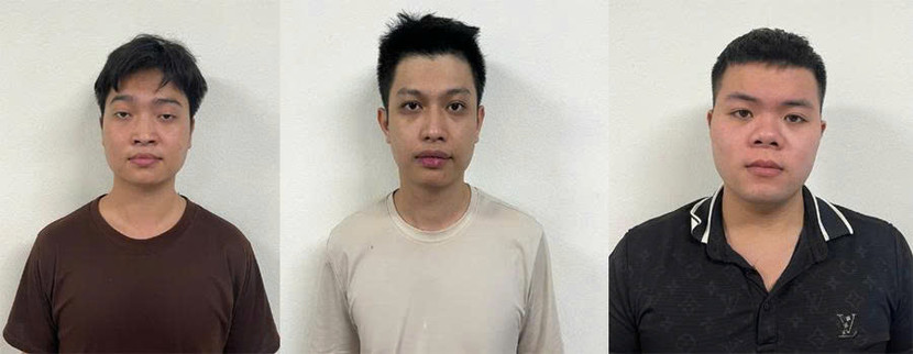 Nhóm đối tượng bị bắt giữ