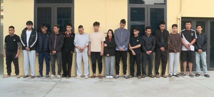 Các đối tượng trong đường dây lừa đảo