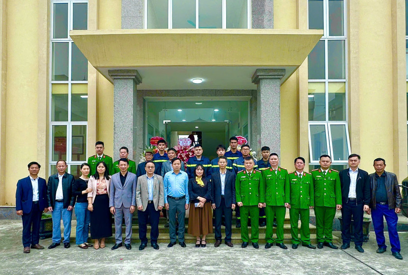 Ra mắt Phân đội An Mỹ góp phần chủ động phòng ngừa, ứng phó hiệu quả trước những nguy cơ cháy, nổ, tai nạn sự cố có thể xảy ra bất cứ lúc nào