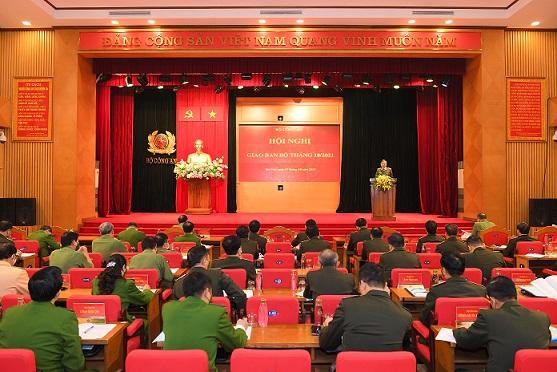 Bộ Công an tổ chức Hội nghị giao ban đánh giá tình hình, kết quả công tác công an tháng 10-2021 Bộ Công an tổ chức Hội nghị giao ban đánh giá tình hình, kết quả công tác công an tháng 10-2021