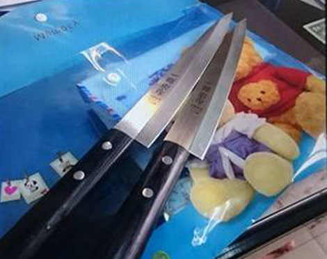 Cặp dao mà Long "Ma" luôn mang bên mình khi trốn truy nã