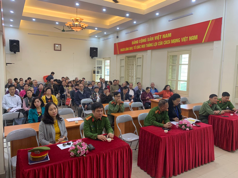 Hội nghị tuyên truyền pháp luật tại phường Thịnh Quang