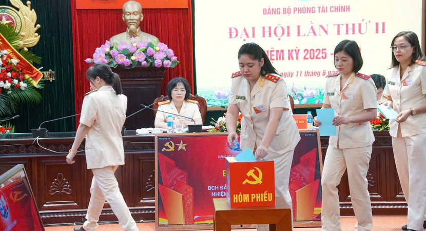 Đại hội đã bầu Ban chấp hành khóa mới, bầu Bí thư Đảng ủy Phòng Tài chính Đại hội đã bầu Ban chấp hành khóa mới, bầu Bí thư Đảng ủy Phòng Tài chính