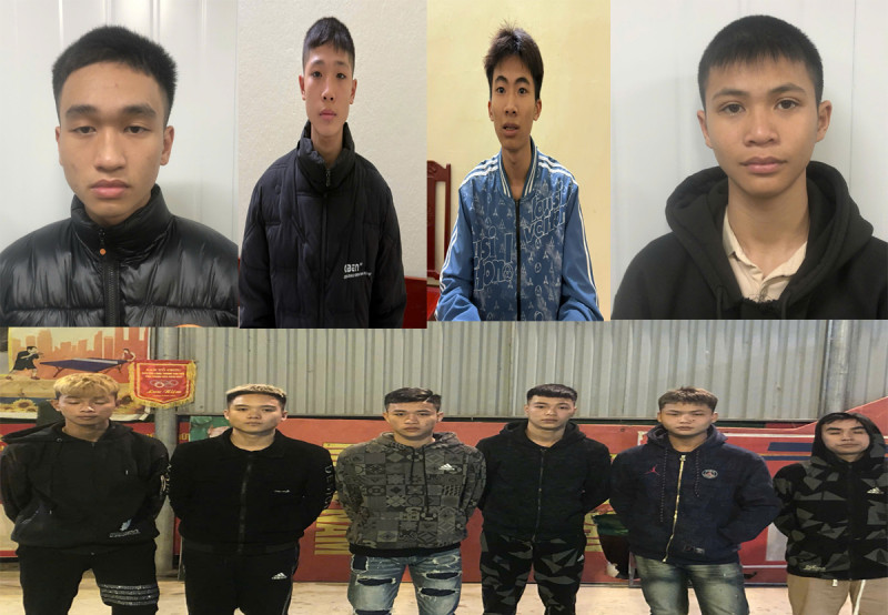 Nhóm đối tượng bị bắt giữ