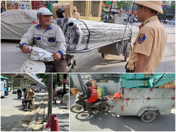 Loạt vi phạm trên tuyến Quốc lộ 6 bị CSGT phát hiện, xử lý