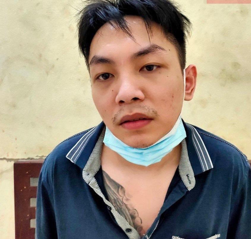 Đối tượng Lê Quang Tiến bị bắt giữ