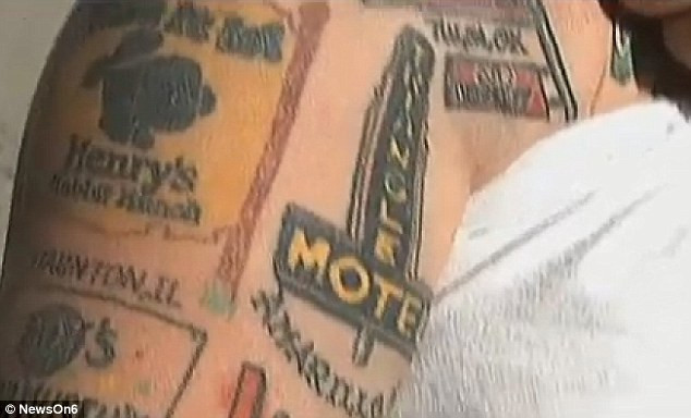 Xăm trên mình hơn 103 biểu tượng của đường cao tốc ảnh 4