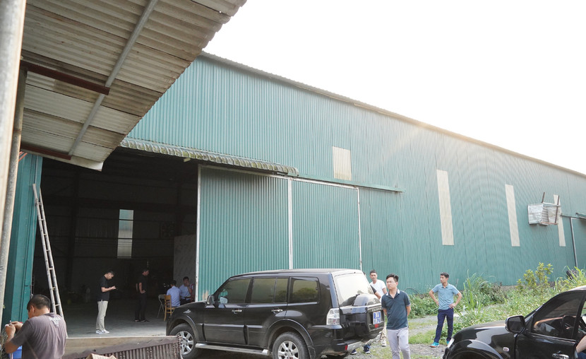 Bên ngoài kho xưởng sản xuất khí N2O Bên ngoài kho xưởng sản xuất khí N2O