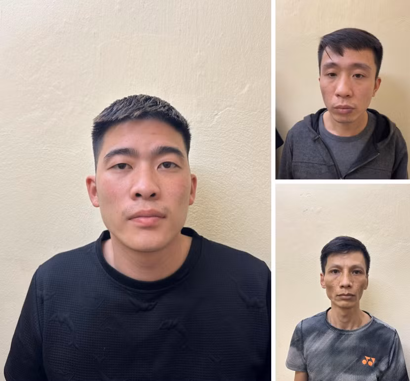 Nhóm đối tượng bị bắt giữ Nhóm đối tượng bị bắt giữ