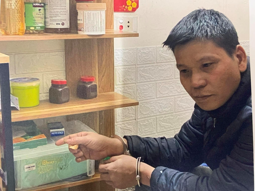 Đối tượng Trần Bảy Huỳnh bị bắt giữ Đối tượng Trần Bảy Huỳnh bị bắt giữ