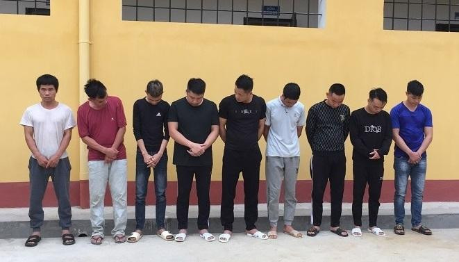 Các đối tượng bị bắt giữ