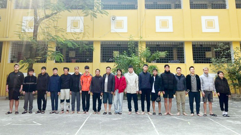 Nhóm đối tượng trong đường dây bị bắt giữ