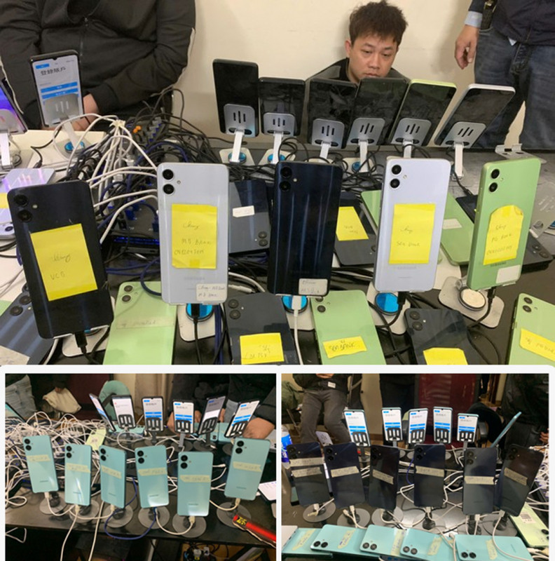 Các tang vật bị thu giữ