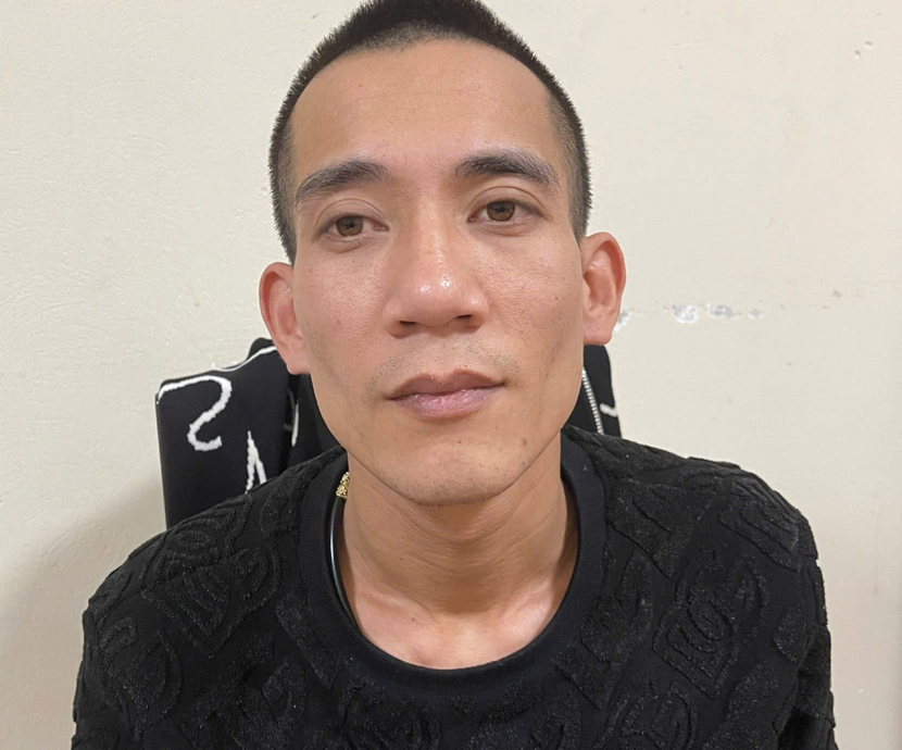 Đối tượng Hoàng Viết Thắng bị bắt giữ