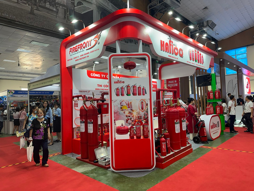 Gian hàng trưng bày của Công ty cổ phần Firefront Việt Nam tại hội chợ VIETNAM EXPO 2024