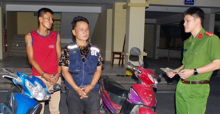 Hai đối tượng trộm cắp tài sản bị bắt giữ