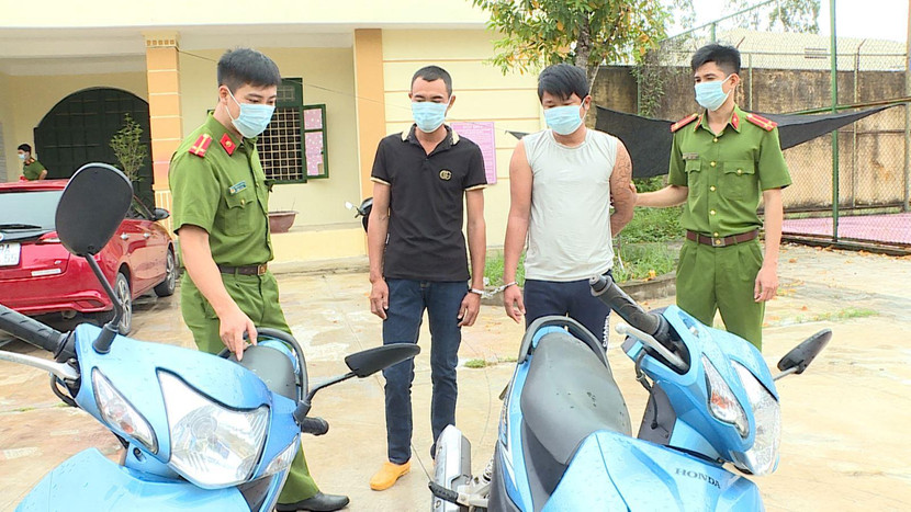 Hai đối tượng cướp xe máy bị bắt giữ