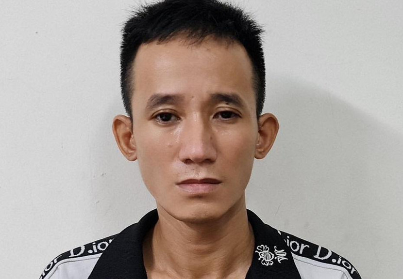 Đối tượng Đinh Việt Cường bị bắt giữ Đối tượng Đinh Việt Cường bị bắt giữ