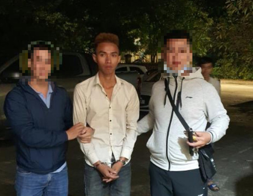 Đối tượng Cao Đức Cảnh bị bắt giữ