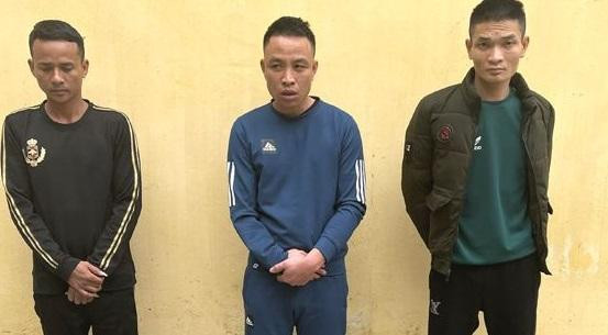 Các đối tượng bị bắt giữ Các đối tượng bị bắt giữ