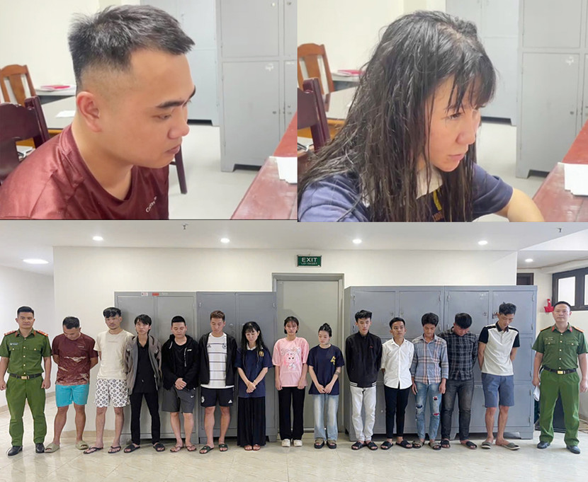 Nhóm đối tượng lừa đảo bị bắt giữ Nhóm đối tượng lừa đảo bị bắt giữ