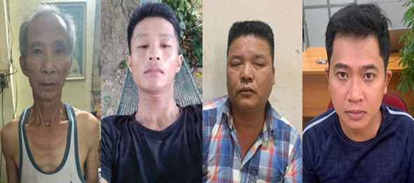 Các đối tượng phạm tội bị bắt giữ Các đối tượng phạm tội bị bắt giữ