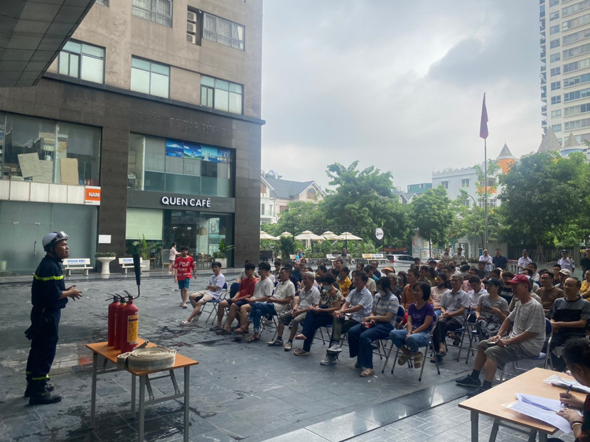 Những buổi tuyên truyền PCCC tại phường Phương Mai